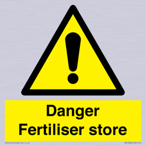 Danger Fertiliser store